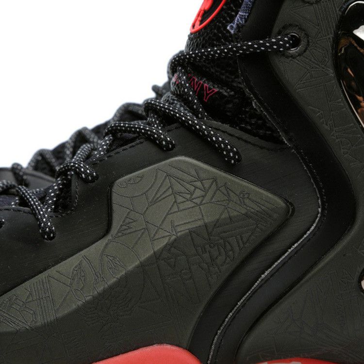 Nike Lil Penny Posite Prm Qs 'Gumbo League' — black/black-atomic red