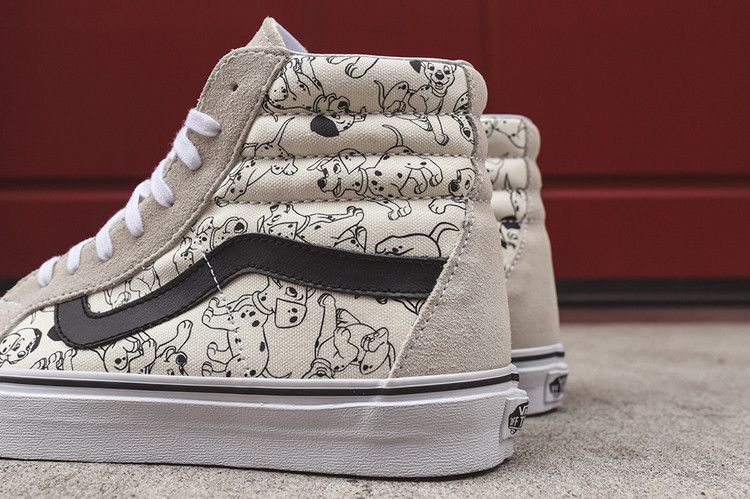 Disney x Vans Sk8-Hi Reissue '101 Dalmatians' — White/Black