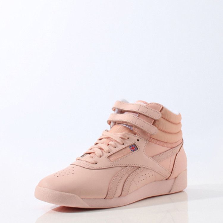 Reebok Freestyle Hi Spirit Coral Glow — Coral Glow / White