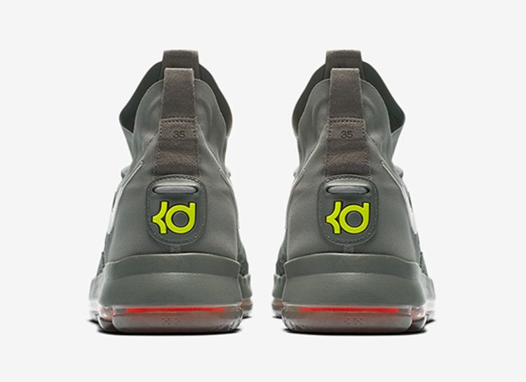 Nike KD 9 Elite 'Time to Shine' — Dark Grey/Sail-Hyper Jade