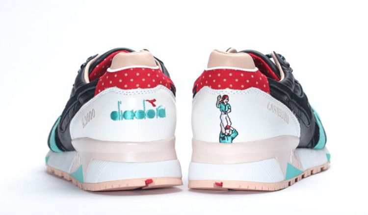 LimitEDitions x Diadora N9000 'Castellers' — Black/Atlantis Green