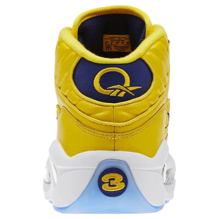 Reebok Question Mid 'All Star' — Yellow/Navy