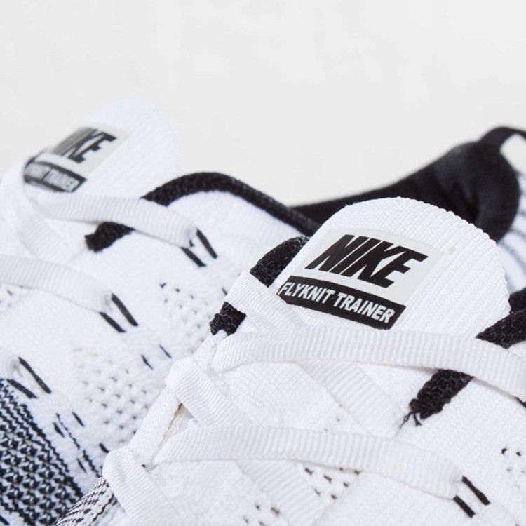Nike Flyknit Trainer 'White Black' — White/Black