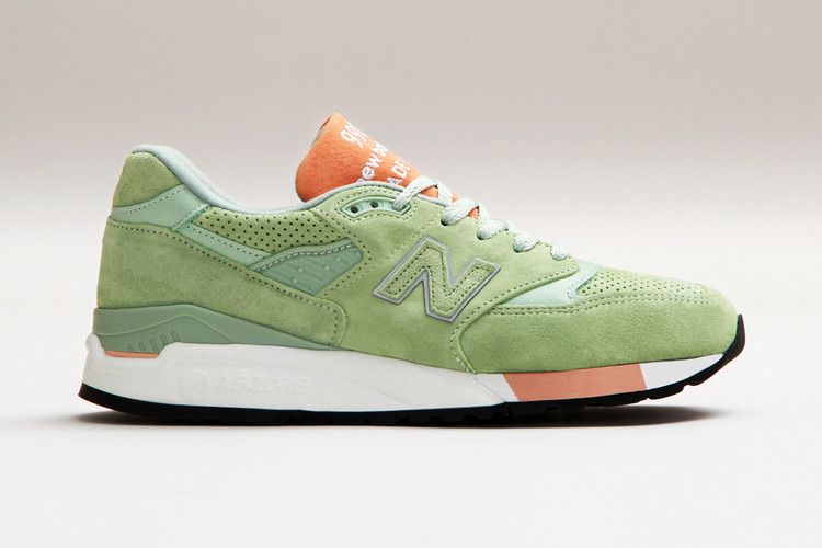 Concepts x New Balance 998 Made in USA 'Mint' — Mint/Mint/Orange