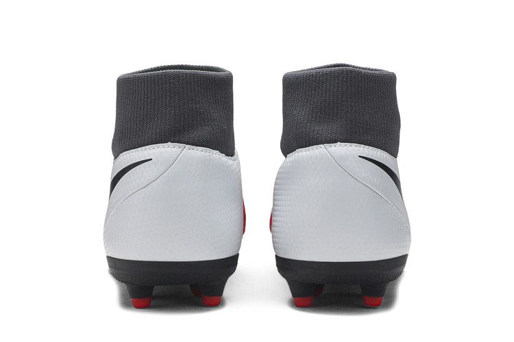 Nike Phantom Vision Club DF MG 'Pure Platinum' — Pure Platinum/Black-Light Crimson-Dark Grey