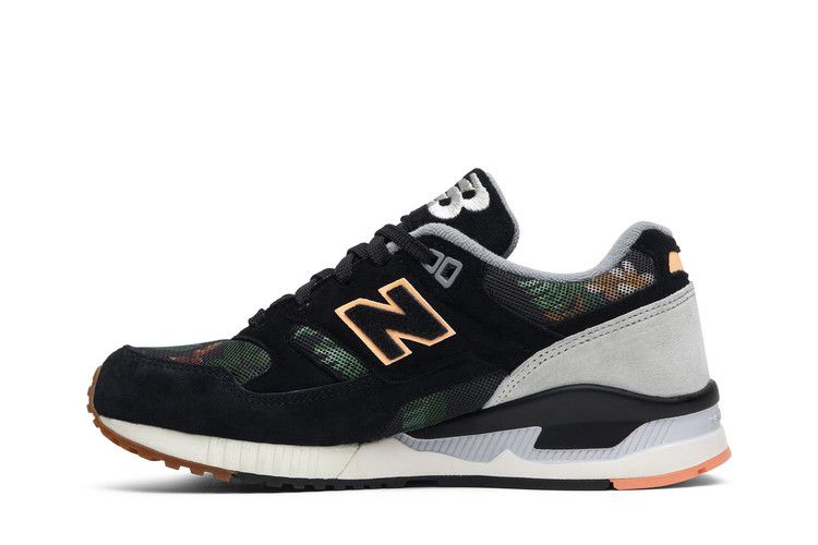 New Balance Wmns 530 'Floral' — Black/Steel/Cosmic Coral
