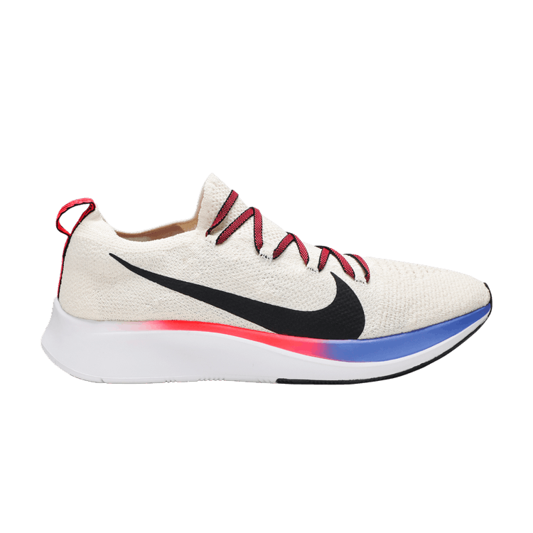 Nike Zoom Fly Flyknit 'Light Cream' — Light Cream/University Red-Sapphire-Black