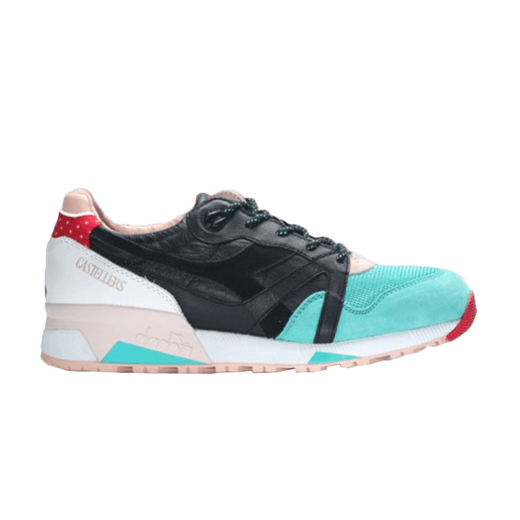 LimitEDitions x Diadora N9000 'Castellers' — Black/Atlantis Green