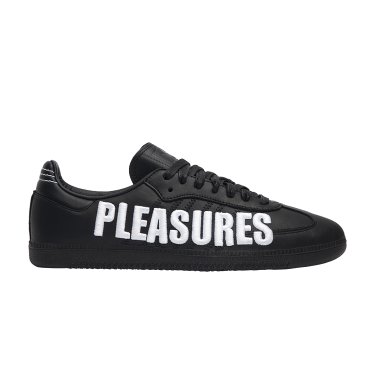 Pleasures x adidas Samba '3D Embroidery' — Core Black/Core Black/Footwear White