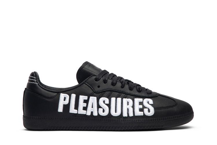 Pleasures x adidas Samba '3D Embroidery' — Core Black/Core Black/Footwear White