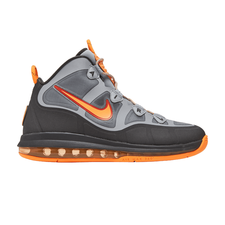 Nike Air Max Uptempo Fuse 360 'Stadium Grey' — Stadium Grey/Bright Crimson-Night Stadium