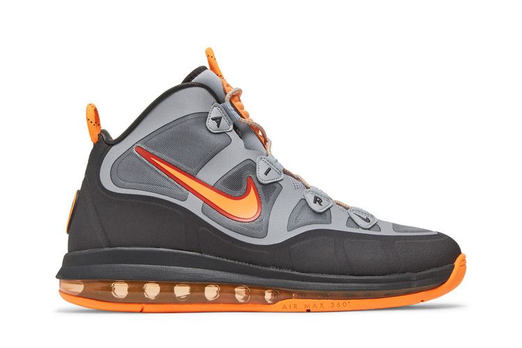 Nike Air Max Uptempo Fuse 360 'Stadium Grey' — Stadium Grey/Bright Crimson-Night Stadium (2)