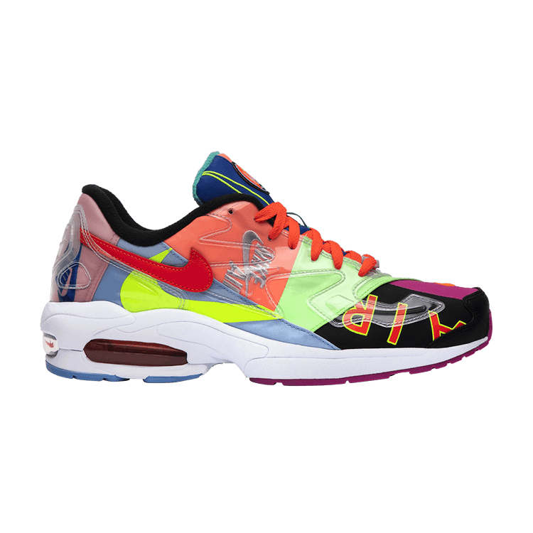 Atmos x Nike Air Max 2 Light QS 'Logos' Special Box — Black/Bright Crimson