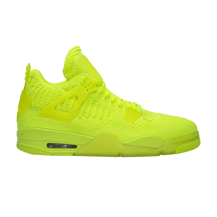 Air Jordan 4 Retro Flyknit 'Volt' — Volt/Volt/Volt