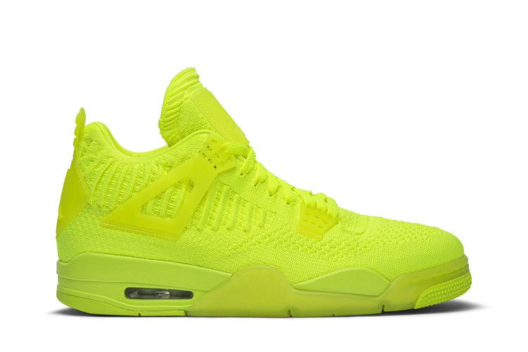 Air Jordan 4 Retro Flyknit 'Volt' — Volt/Volt/Volt