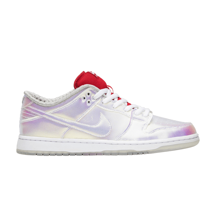 Concepts x Nike Dunk Low Pro SB 'Holy Grail' Special Box — White/White/Metallic Silver