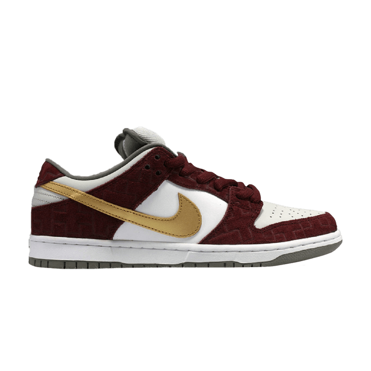 Nike Dunk Low Premium SB QS 'Shanghai' 2013 — white/metallic gold-redwood
