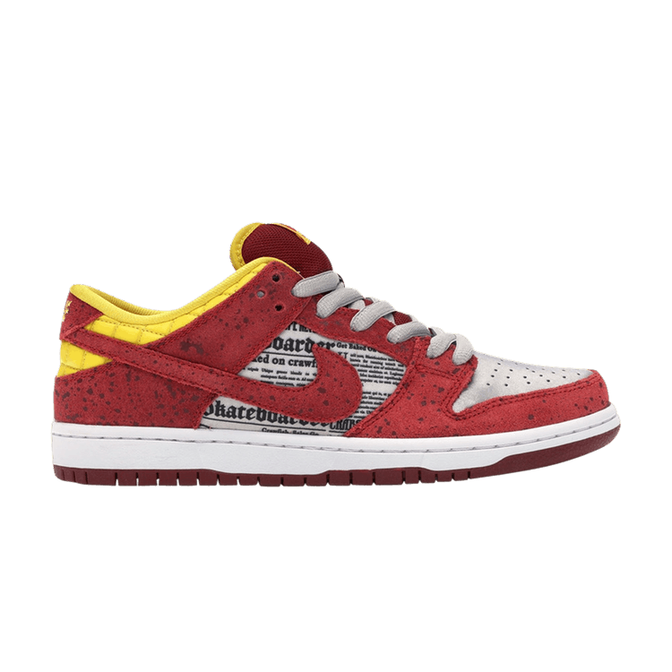 Nike Dunk Low Premium SB QS 'Crawfish' Special Box — Action Red/Action Red/Metallic Silver