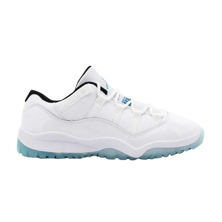 Air Jordan 11 Retro Low PS 'Legend Blue' — White/White/Black/Legend Blue