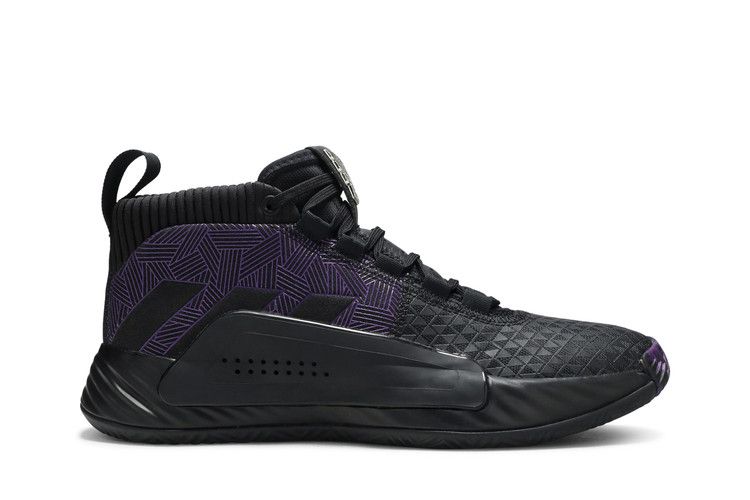 Marvel x adidas Dame 5 'Heroes Among Us: Black Panther' — Core Black/Action Purple/Silver Metallic