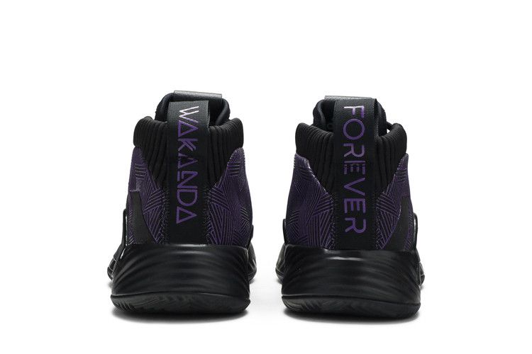 Marvel x adidas Dame 5 'Heroes Among Us: Black Panther' — Core Black/Action Purple/Silver Metallic