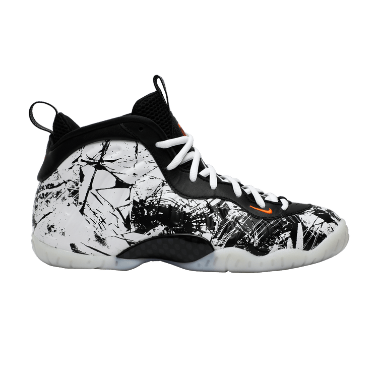 Nike Little Posite One BG 'Shattered Backboard' — Black/Total Orange/White