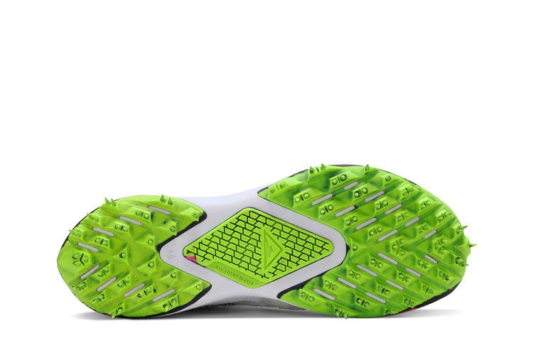 Off-White x Nike Wmns Air Zoom Terra Kiger 5 'Athlete in Progress - White' — White/Metallic Silver-Sail-Safety Orange (5)