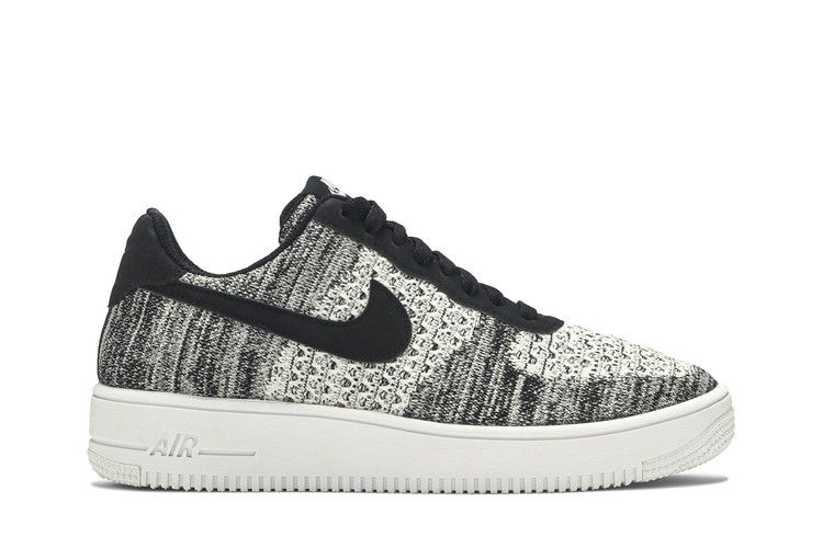 Nike Air Force 1 Flyknit Low 2.0 'Oreo' — Black/Pure Platinum-Black-White (2)