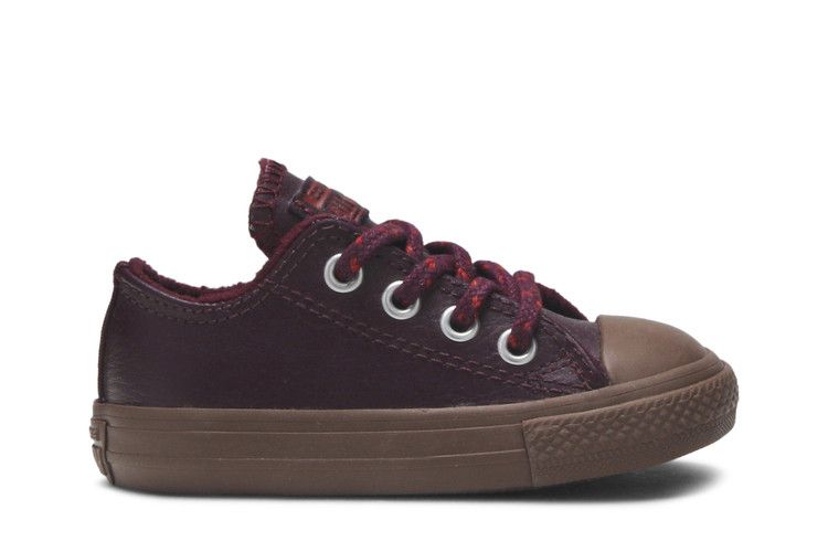 Converse Chuck Taylor All Star Ox 'Crinkle Leather' — Dark Sangria/ Terra Red