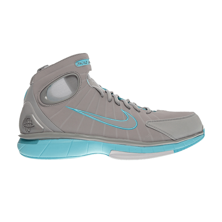 Nike Air Zoom Huarache 2K4 'Wolf Grey University Blue' — Wolf Grey/Wolf Grey/Metallic Silver