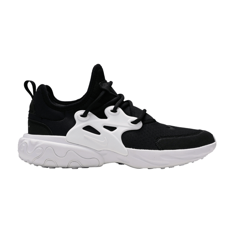 Nike React Presto GS 'Black' — Black/White