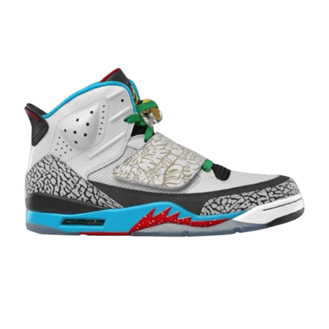 Air Jordan Son Of 'Olympic' — Ntrl Gry/Vrsty Mz-Drk Chrcl-Cl