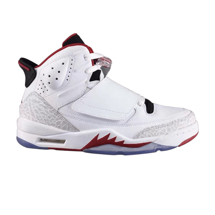 Air Jordan Son of Mars 'Fire Red' — White/Gym Red-Black-Pure Platinum
