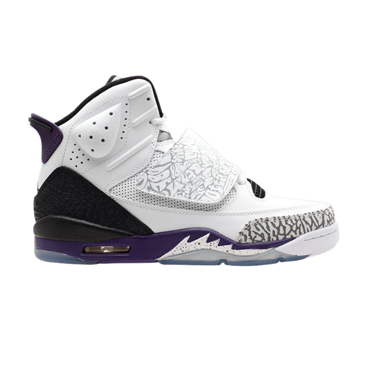 Air Jordan Son Of Mars Gs — White/Club Purple-Cl Grey-Blck