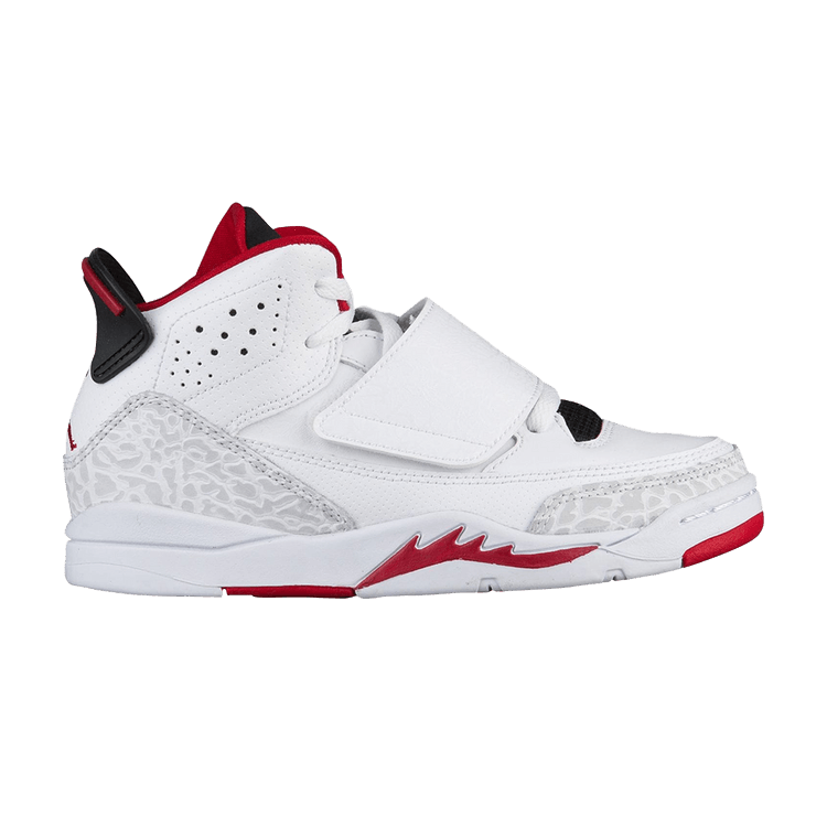 Air Jordan Son of Mars BG — White/Gym Red-Black