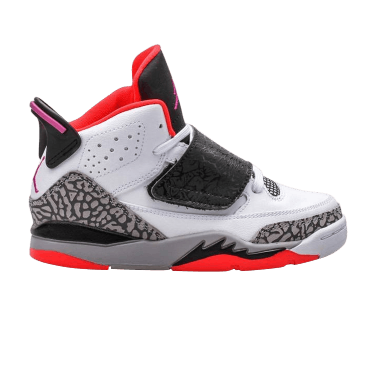 Air Jordan Son Of Mars Low BP 'Fuchsia Flash' — White/Fuchsia Flash-Black-Grey