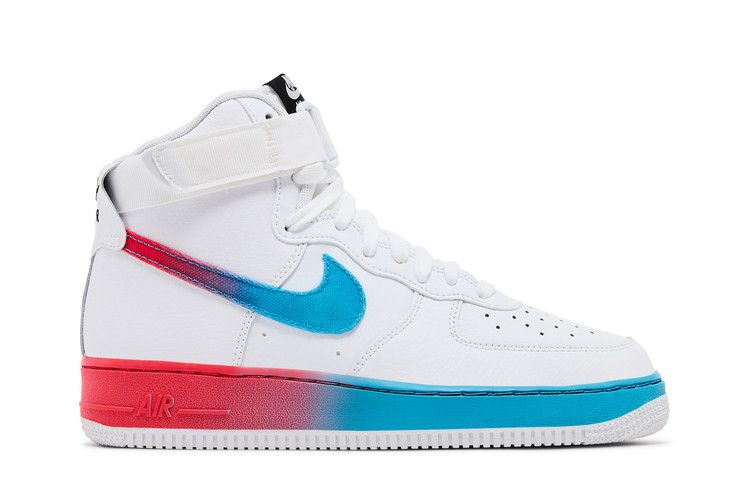 Nike Air Force 1 High '07 LV8 'Blue Ember Glow' — White/Blue Fury/Black-Ember Glow (2)