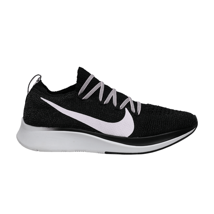 Nike Wmns Zoom Fly Flyknit 'Black Pink Foam' — Black/Vast Grey-Pink Foam