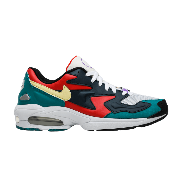 Nike Air Max 2 Light SP 'Red Navy Emerald' — Habanero Red/Armory Navy-Radiant Emerald