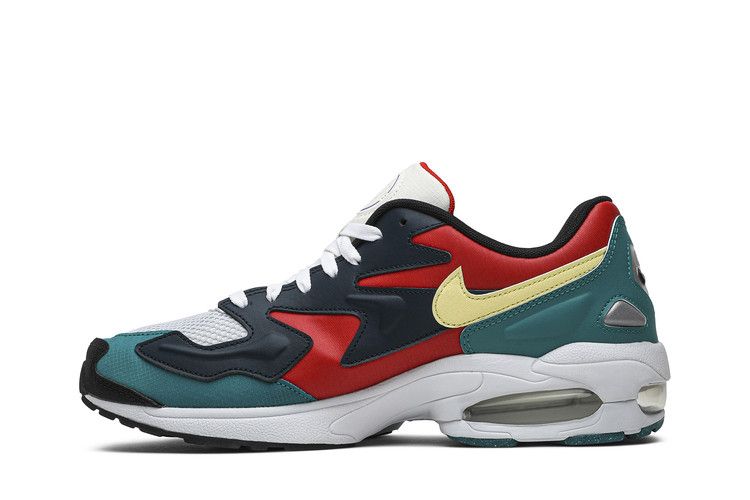 Nike Air Max 2 Light SP 'Red Navy Emerald' — Habanero Red/Armory Navy-Radiant Emerald (4)
