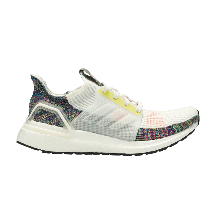 adidas UltraBoost 19 'Pride' — White/Scarlet/Bright Yellow