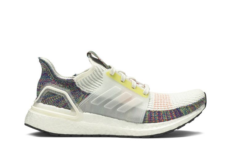 adidas UltraBoost 19 'Pride' — White/Scarlet/Bright Yellow