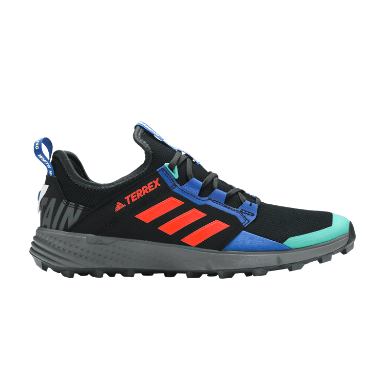 White Mountaineering x adidas Terrex Agravic Speed 'Black Royal' — Core Black/Active Orange/Collegiate Royal