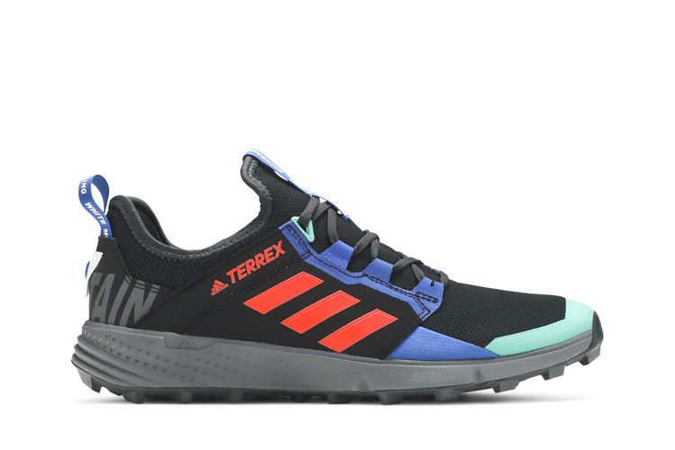 White Mountaineering x adidas Terrex Agravic Speed 'Black Royal' — Core Black/Active Orange/Collegiate Royal