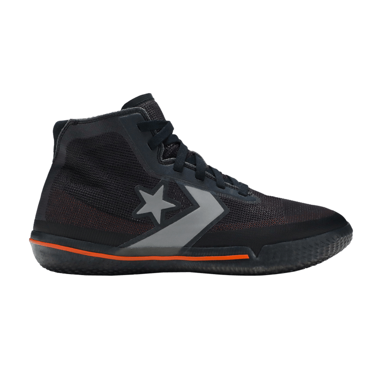 Converse All Star Pro BB 'Black' — Black/Bold Mandarin