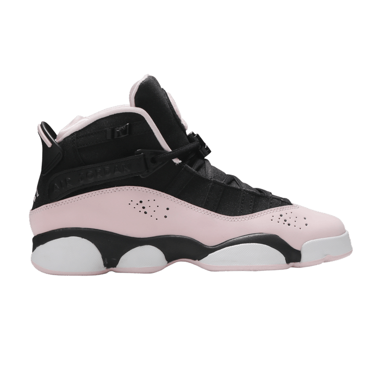 Air Jordan 6 Rings GS 'Black Pink Foam' — Black/Pink Foam-Anthracite