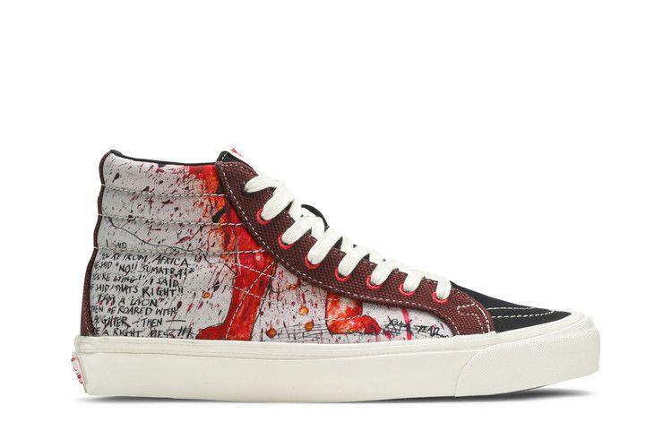 Ralph Steadman x Vans OG SK8-Hi LX 'Lion' — Red/Black