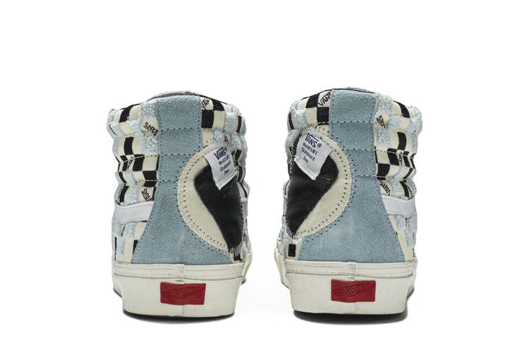 Vans SK8-Hi LX 'Bricolage Pack - Cool Blue' — Classic White/Cool Blue/Parisian Night