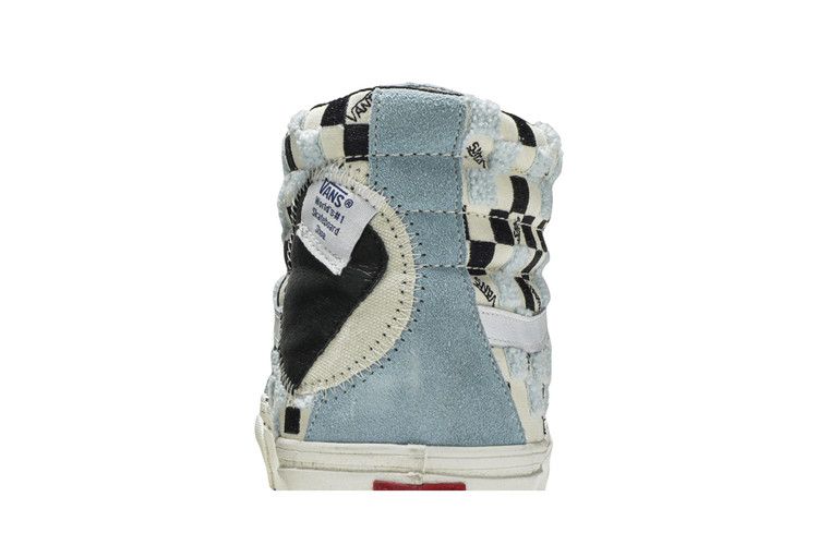Vans SK8-Hi LX 'Bricolage Pack - Cool Blue' — Classic White/Cool Blue/Parisian Night