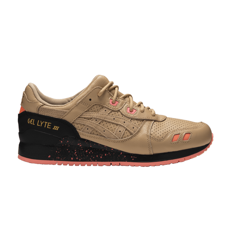 Sneaker Freaker x ASICS Gel Lyte 3 'Tiger Snake' — Beige/Pink